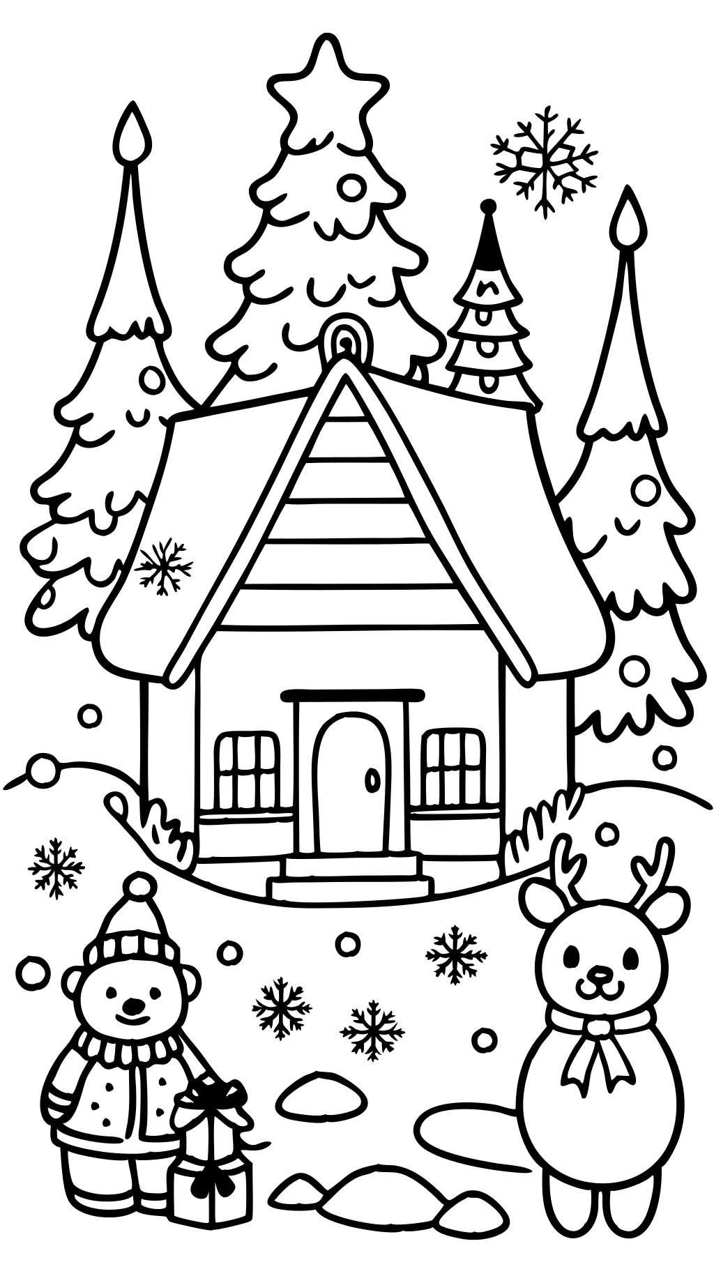 christmas pages to color free